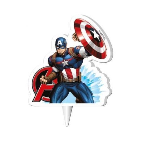 vela capitan america figura de 75 cm para tarta de cumpleanos 346185 5020570339985
