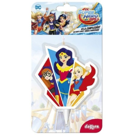 vela dc super hero girls 75 cm tarta 346198 5020570339985