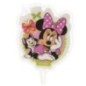 Vela Minnie Mouse 7,5 cm para tarta cumpleaños