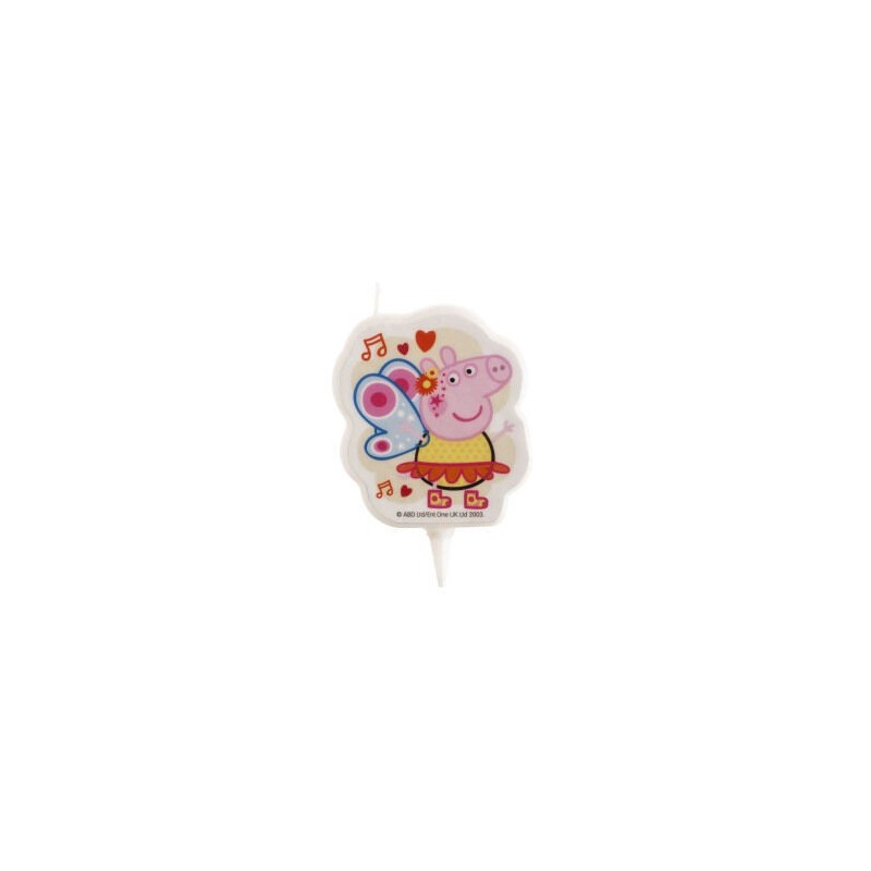 Vela Peppa Pig para cumpleaños 7,5 cm