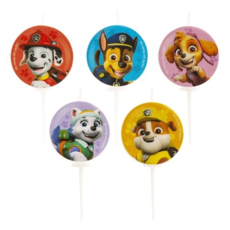 velas patrulla canina cumpleanos 5 uds 346245 5020570339985