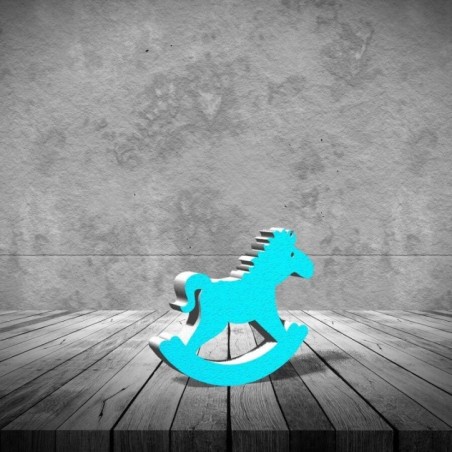 figura caballito bebe azul 30 cm porex 35516DT 5020570339985
