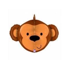 globo mono 3d 60x52 cm animales 35566GR 5020570339985