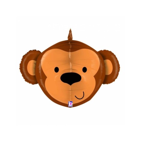 globo mono 3d 60x52 cm animales 35566GR 5020570339985