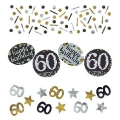 confeti 60 cumpleanos celebracion oro 34 gr 360188 5020570339985