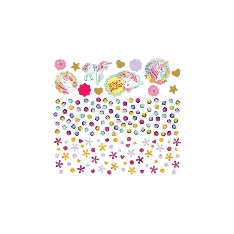 Confeti unicornio para fiesta tematica 34 gr