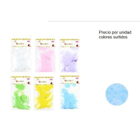 confeti unicolor 15 gr colores surtidos unidad 401226 8003558006335