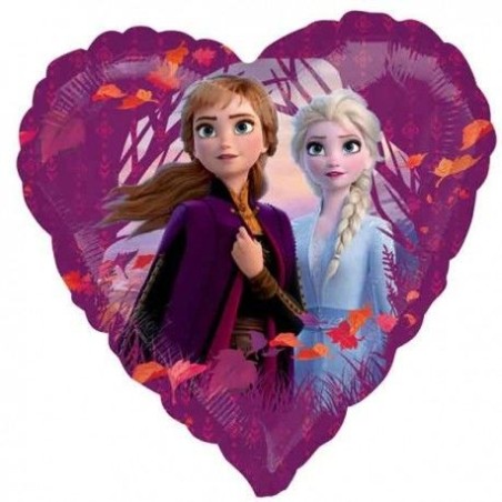 globo frozen 2 corazon 45 cm 4044901 8003558006335