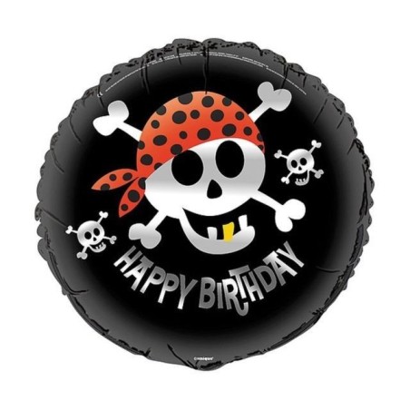 globo pirata foil happy birthday 45 cm 18  40507 8003558006335