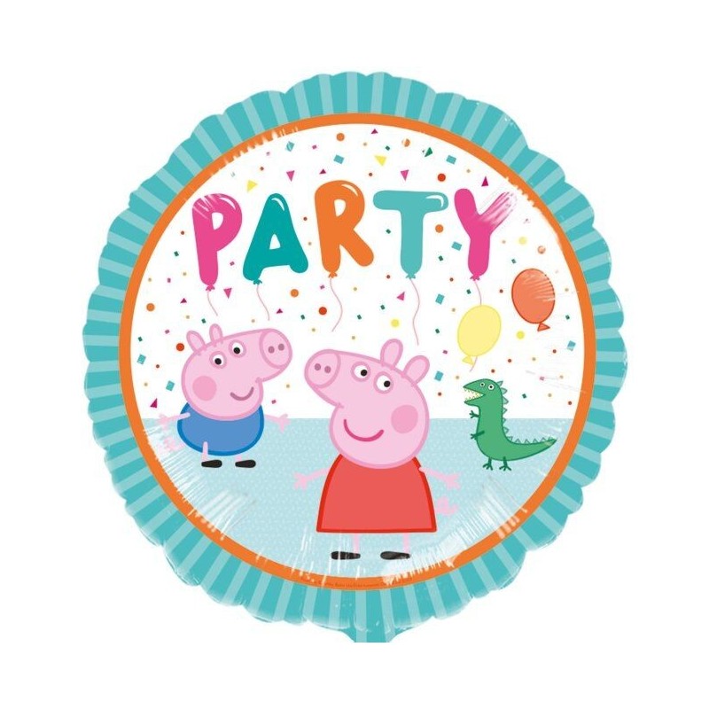 Globo Peppa Pig 45 cm helio o aire