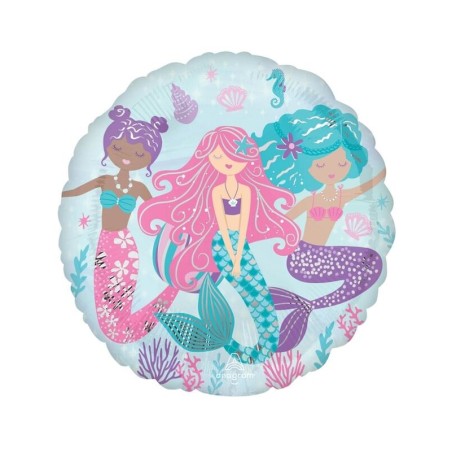 globo sirenas foil 45 cm 4288975 8434077040591