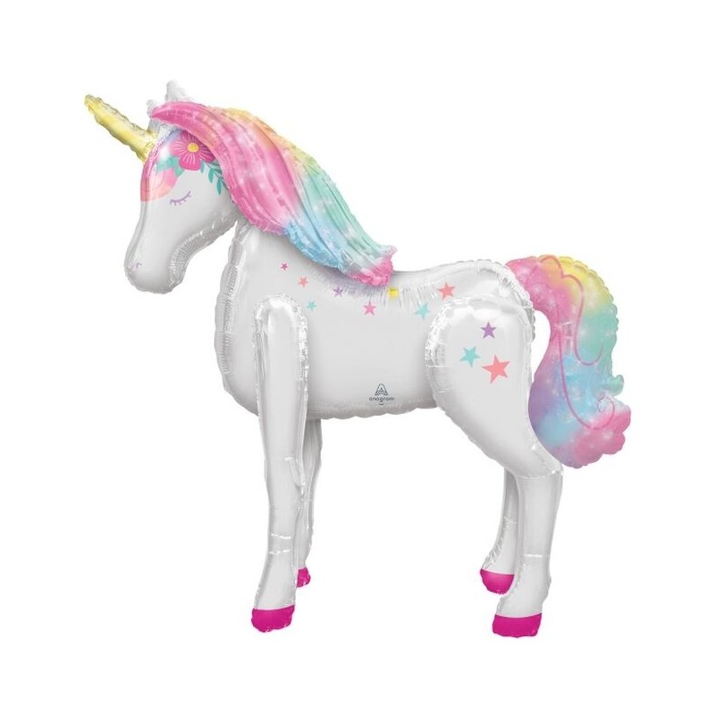 Globo unicornio gigante 106x116 cm