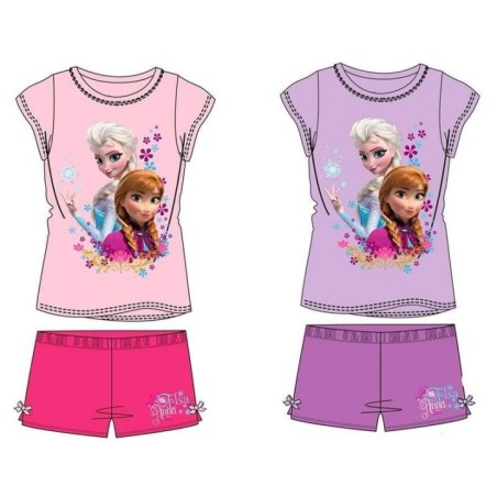 pijama frozen manga corta elsa y anna morado talla 3 anos 4330 T4NE 8434077040591