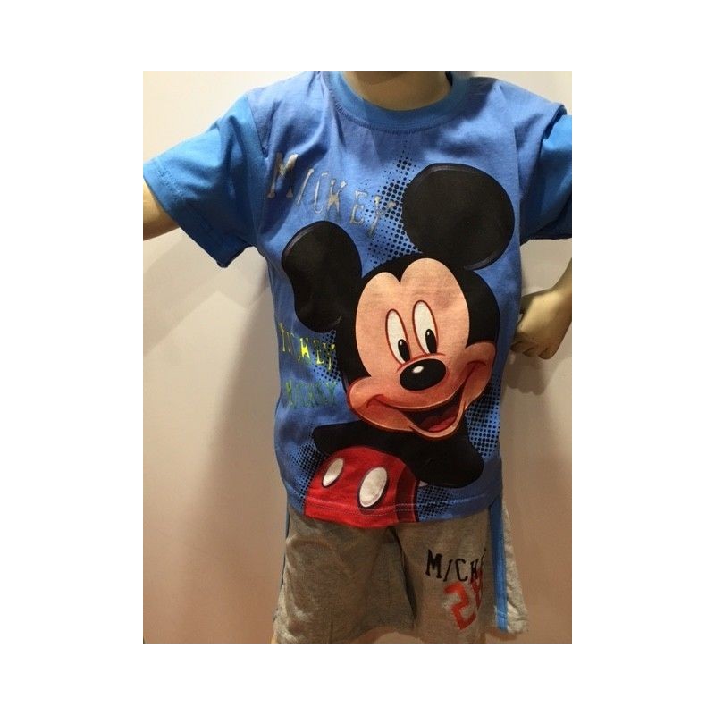 Pijama Mickey Mouse infantil manga corta 2 a 6 años