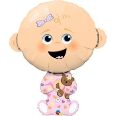 globo bebe nina 96 cm helio o aire 43362 8434077040591