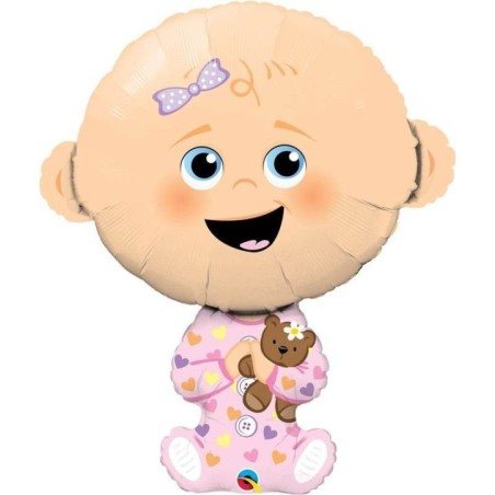 globo bebe nina 96 cm helio o aire 43362 8434077040591