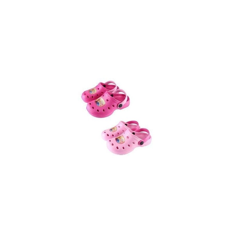 Zuecos playa frozen crock 32 rosas