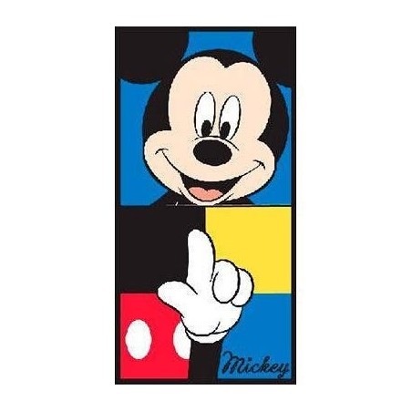 toalla mickey 70 x 140 cm disney playa piscina modelo 1 4424 M1NE 8434077040591