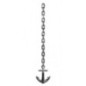 Ancla plastico decoracion con cadena 106 cm
