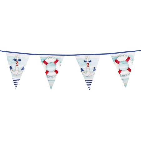 bandera triangular fiesta marinera 6 metros 44380 8434077040591