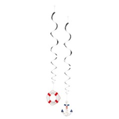 colgantes marineros para fiesta 85 cm 2 uds 44383 8434077040591