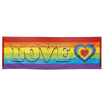 pancarta bandera arcoiris 74x220 cm orgullo 44727 8434077040591