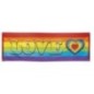 Pancarta bandera arcoiris 74x220 cm orgullo