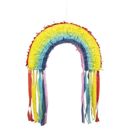 pinata arcoiris 23x35x5 cm estilo mejicana 44729 8434077040591