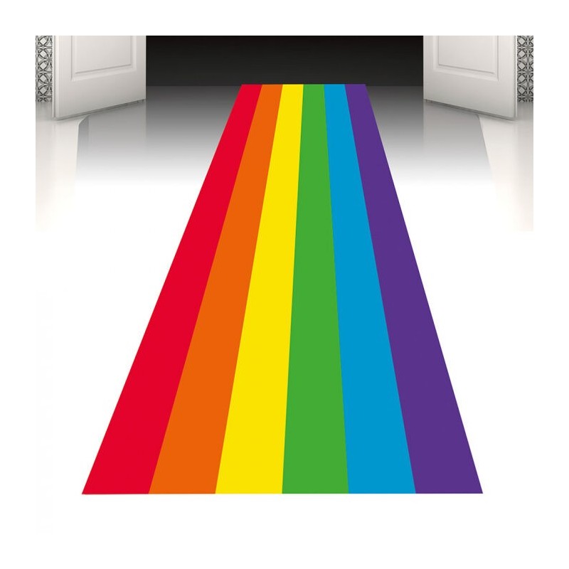 Alfombra arcoiris orgullo para decoracion 8 450x60 cm