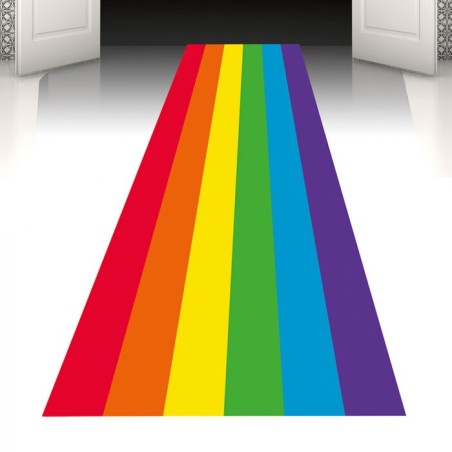 alfombra arcoiris orgullo para decoracion 8 450x60 cm 44745 8434077040591