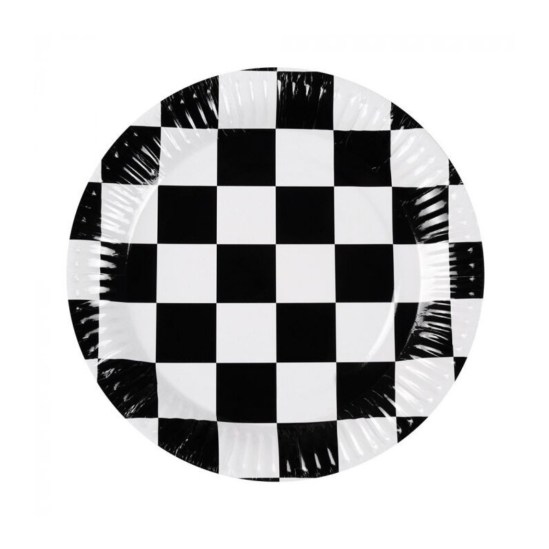 Platos racing carrera coches F1 10 uds 23 cm