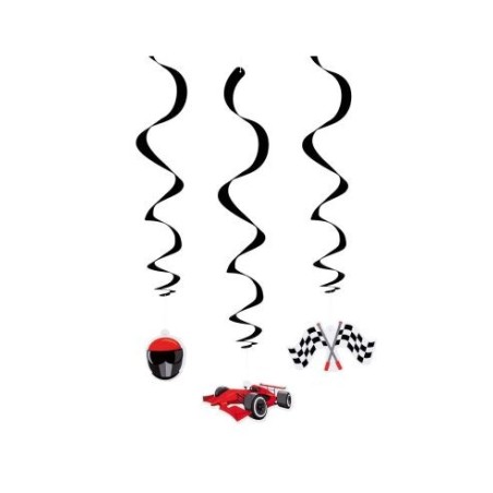colgantes carreras coches 3 uds 85 cm 44781 8434077040591