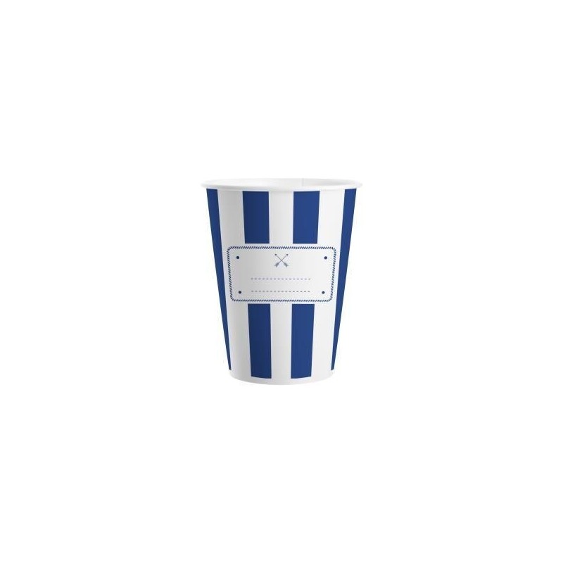 Vasos azul marino 8 uds