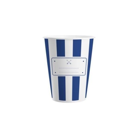 vasos azul marino 8 uds 45041 8434077040591