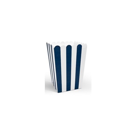 cajitas baja palomitas azul marina 12 uds 65 cm 45043 8434077040591