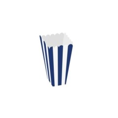 cajitas altas palomitas azul marina 12 uds 16 cm 45044 8434077040591