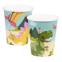 vasos dinosaurios para cumpleanos 8 uds 50067 8434077040591