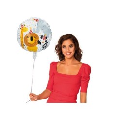 globo de foil animales de la jungla safari 45 cm 50204 8434077040591