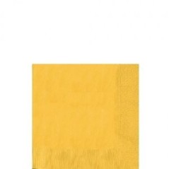 servilletas amarillas 20 uds de 15x15 cm 50220 09 8434077040591