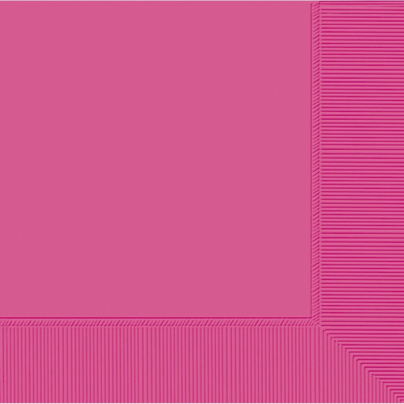 Servilletas rosa fuerte 22x22 cm