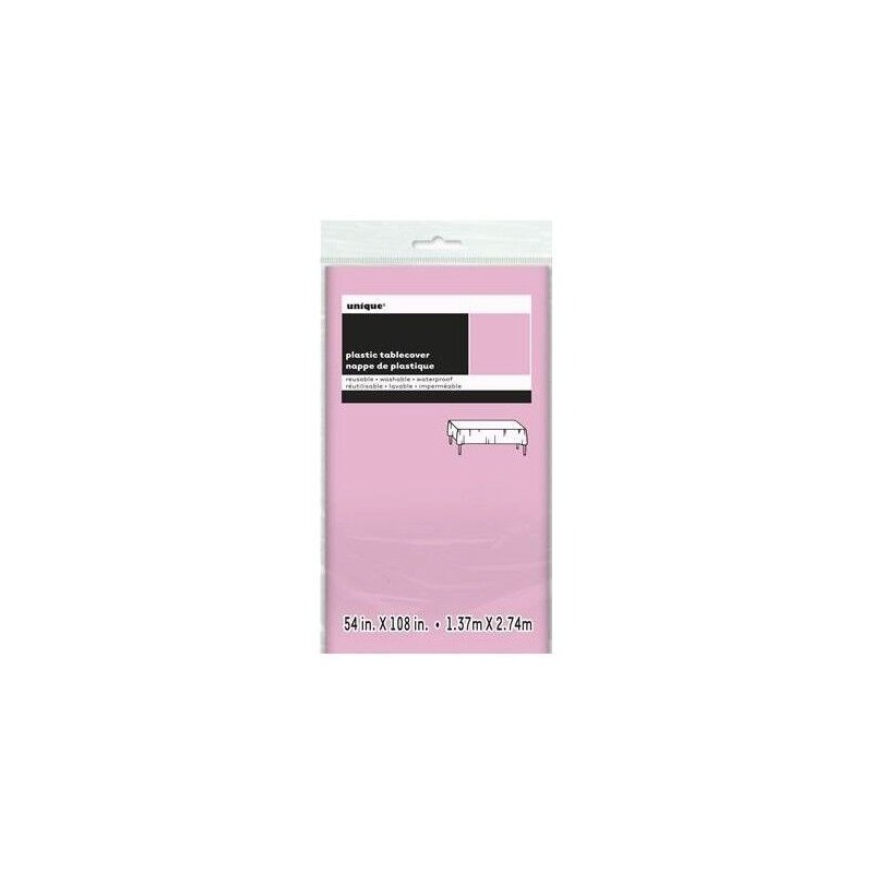 Mantel rosa claro 137 x213 cm