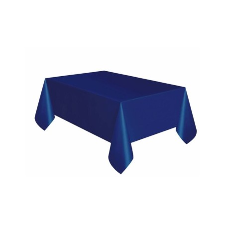 mantel azul marino liso 137x213 cm 50394 8434077040591