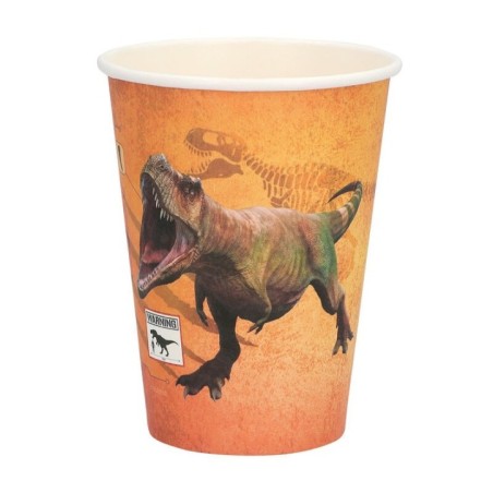 vasos t rex dinosaurios 8 uds 50607 8434077040591