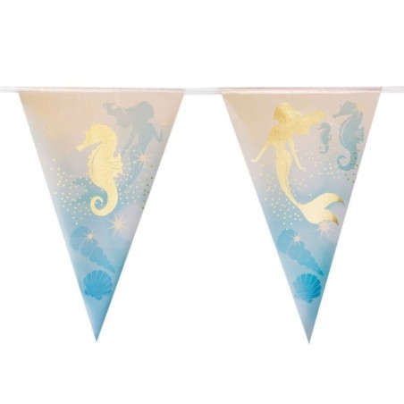 banderin triangular sirenas 4 metros 51000 8434077040591