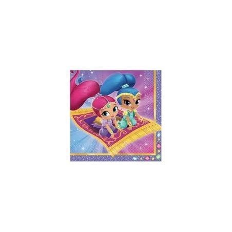 servilletas shimmer shine 16 uds 33x33 cm 511653 8434077040591