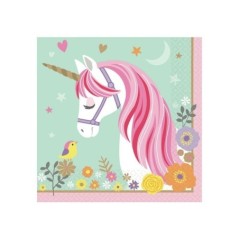 servilletas unicornio magico de 33 x 33 cm 16 unidades 511929 8434077040591