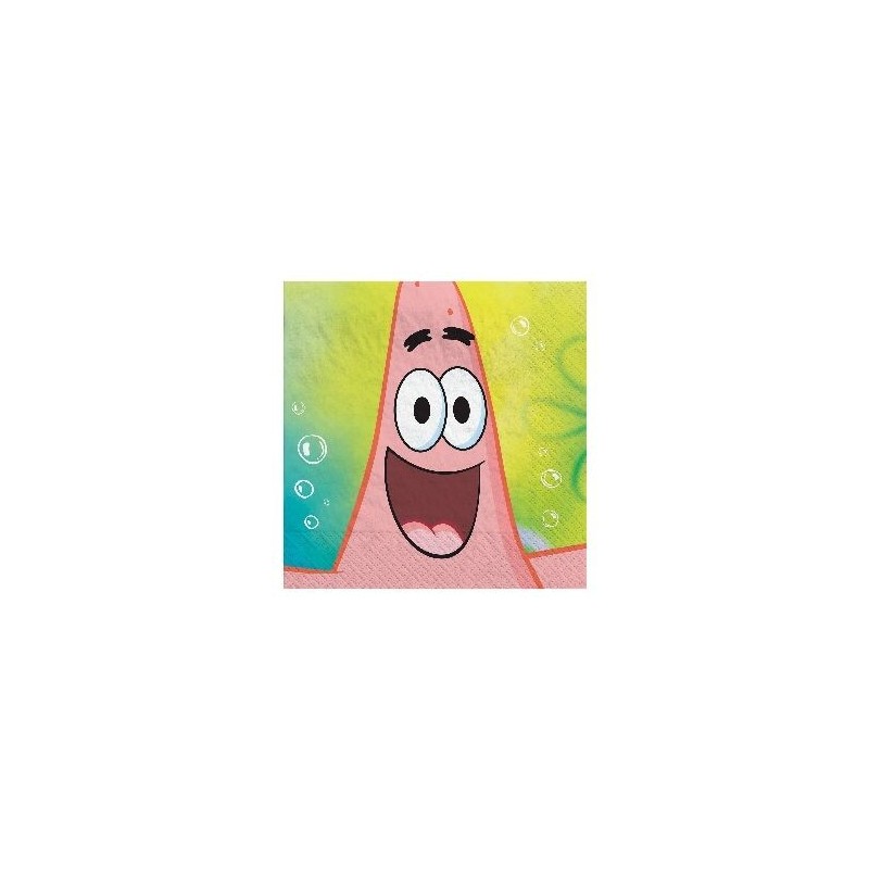Servilletas Bob Esponja 16 uds de 33 cm
