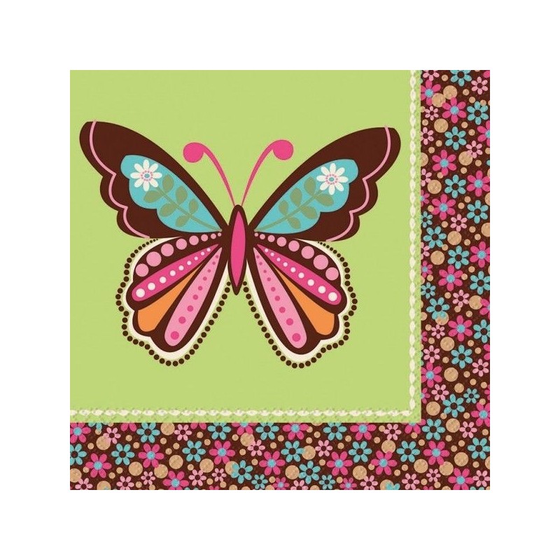 Servilletas hippie 33 x 33 cm fiesta hippy