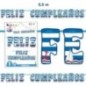Guirnalda Feliz cumpleaños marinera 2,5 m