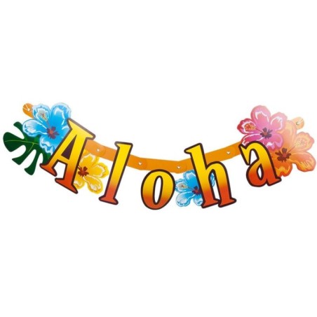 guirnalda aloha fiesta hawaiana 83 cm 52515 8434077040591